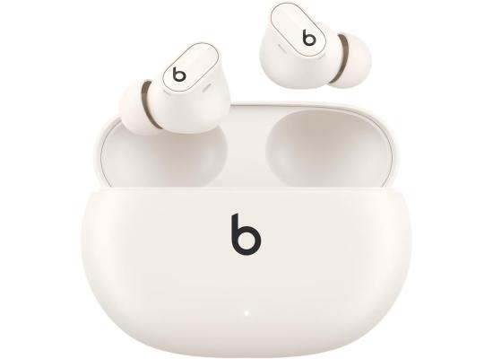 Beats Studio Buds + | True Wireless Noise Cancelling Earbuds, Enhanced Apple & Android Compatibility, Built-in Microphone, Sweat Resistant Bluetooth Headphones, Spatial Audio - Ivory